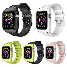 適用蘋果手表1234567代Apple watch蘋果保護套保護殼硅膠手表表帶