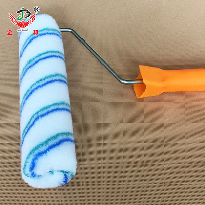 厂家直销金邦9寸热熔无死角滚筒刷 乳胶漆滚筒内外墙专用滚筒刷|ms