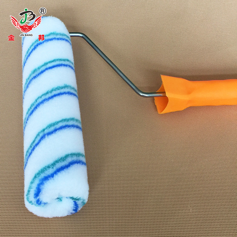 厂家直销金邦9寸热熔无死角滚筒刷 乳胶漆滚筒内外墙专用滚筒刷|ms