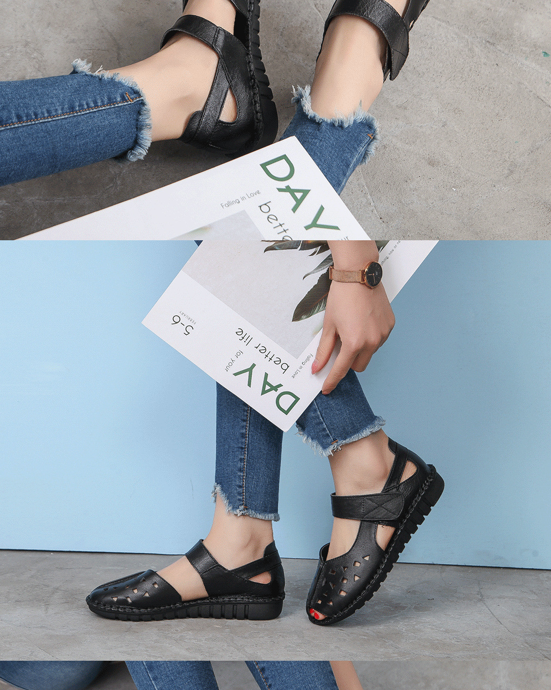 Chaussures été pour femme en Caoutchouc - Ref 3346391 Image 16