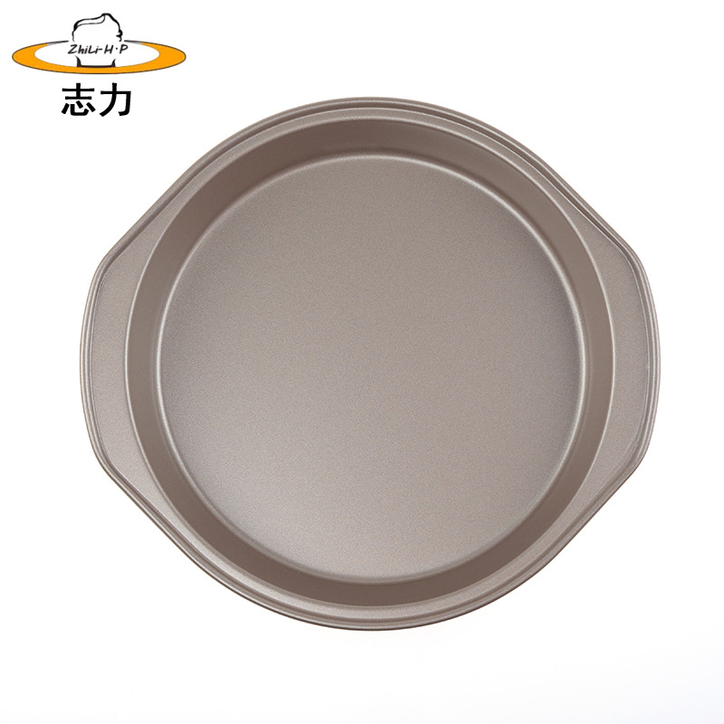 烘焙工具圆形蛋糕模 不粘碳钢蛋糕盘 diy金属碳钢不粘圆形烤盘