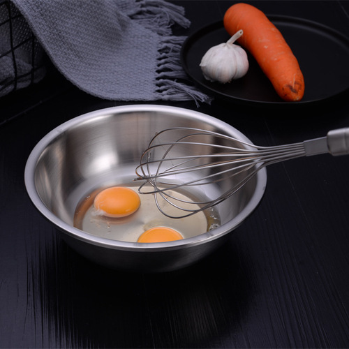 Stainless steel egg beater, dough mixer, milk frother, handheld egg beater/semi-automatic egg beater, baking supplies