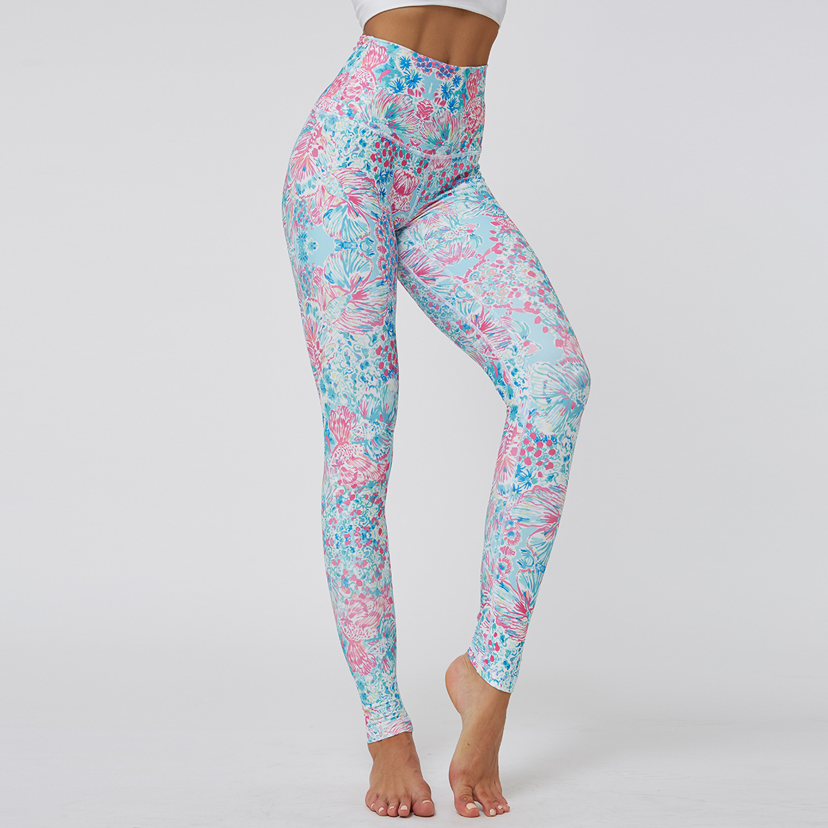 new printing fitness yoga pants  NSLX20277