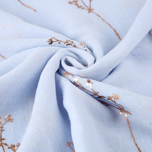 Women's European and American Style New All-Match Fashion Gold-Embossed Branch Print Scarf – Wholesale Shawl