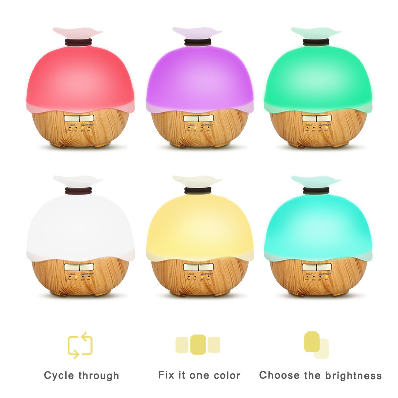 厂家直销乐韵香薰机中东400ML大容量超声波加湿器室内精油扩香机