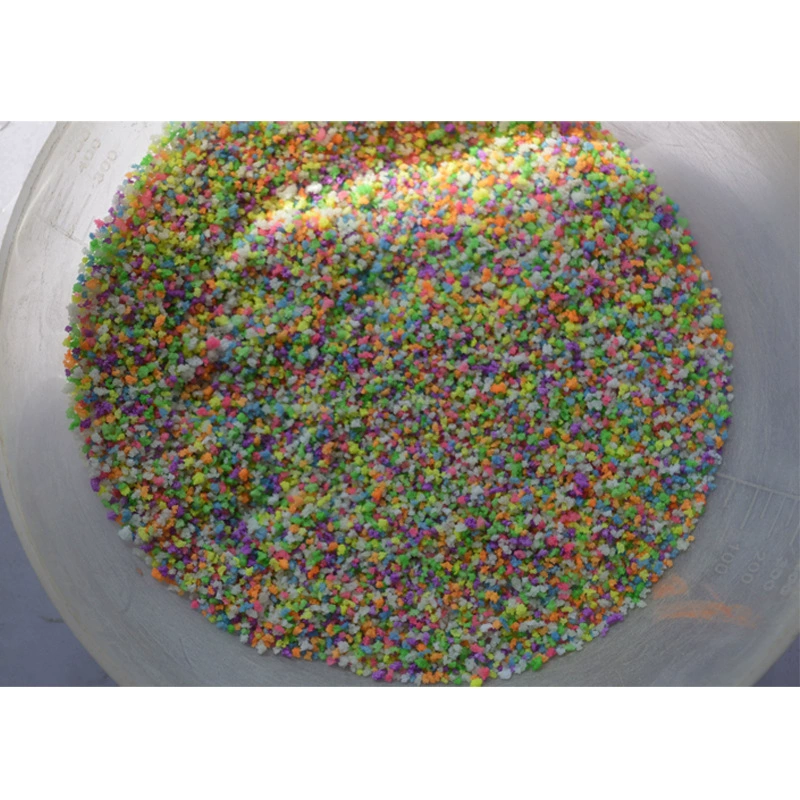 Super bright night light sand color night light sand particles long -acting fluorescent sand micro scenery night light sand