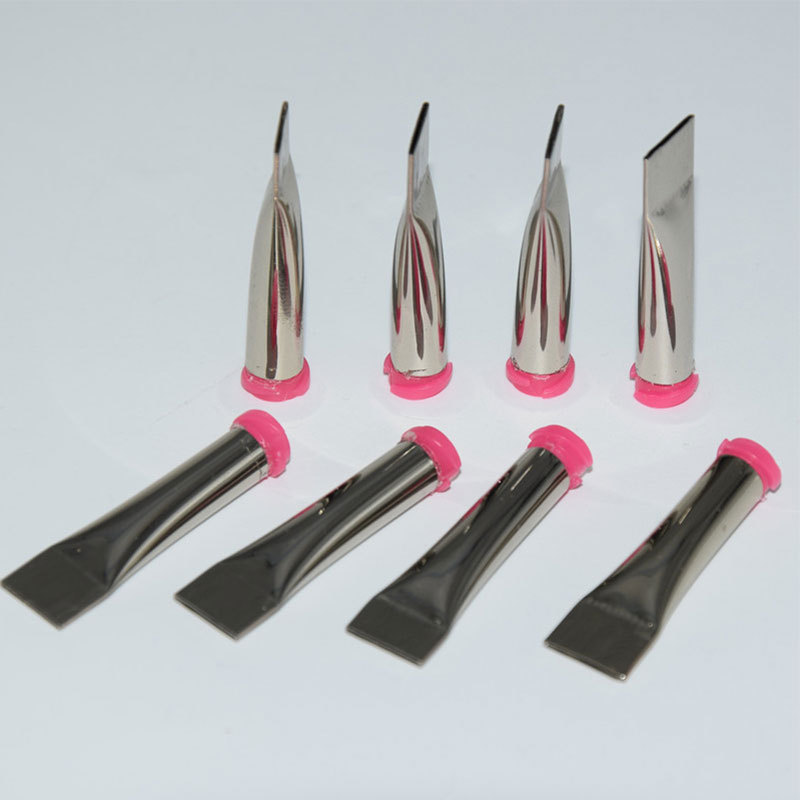 大扁口针头精密点胶机EFD针头塑座螺口不锈钢点胶管针筒扁咀针头