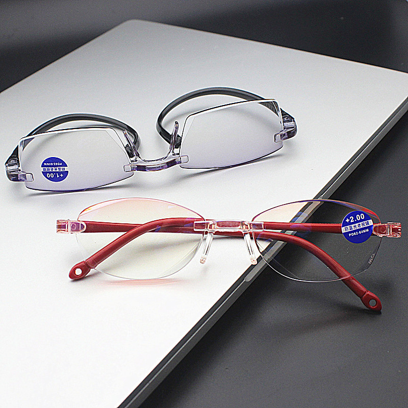 壹體切邊老花鏡 時尚新款男擺地攤爆老視鏡手機防藍光眼鏡批發