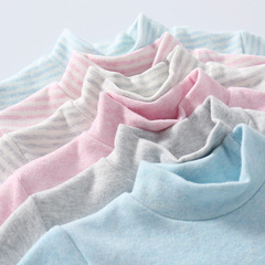 Baby Soft Cotton Warm Innerwear Set of 2 for Boys and Girls, Long-Sleeve Triangular Bodysuit with Belly Protection Pants