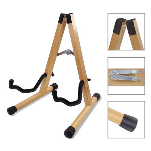 Foreign trade hot-selling solid wood guitar stand A-shaped seat type musical instrument stand ethnic musical instrument stand recruiting agent for drop shipping