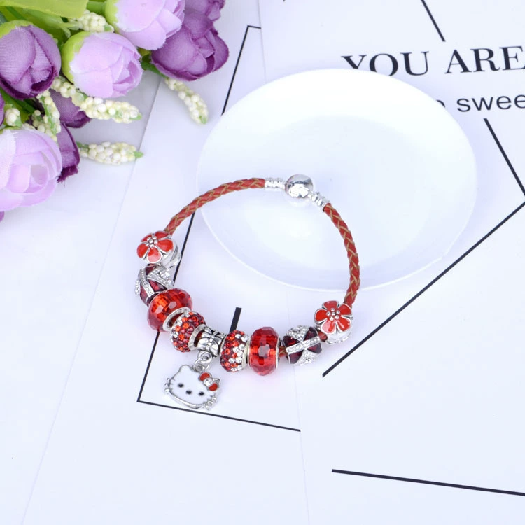 Cute crystal, beaded bracelet, style, DIY