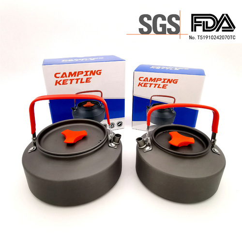 Factory direct supply camping portable hard aluminum oxide ultra-light outdoor kettle camping tea kettle for tea