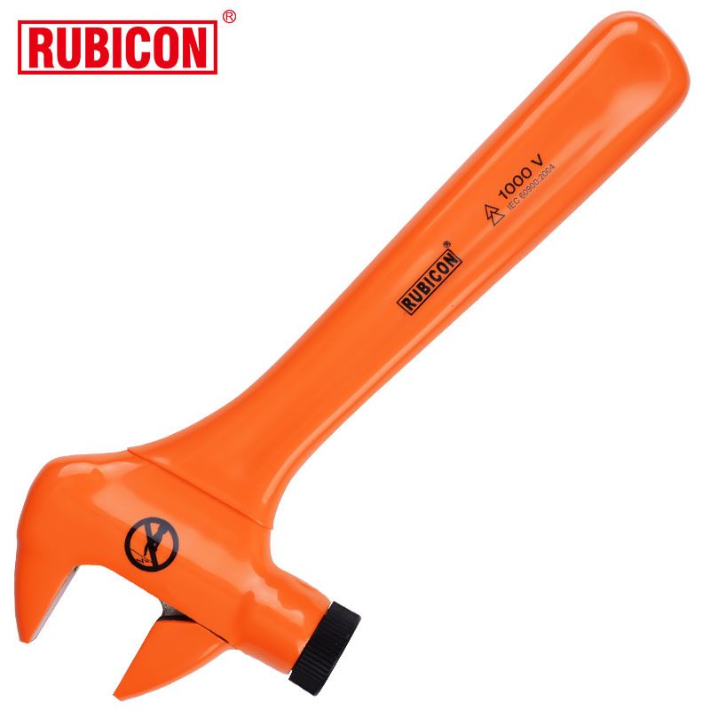 罗宾汉RFV-010全绝缘活动扳手绝缘电工工具10英寸省力扳手