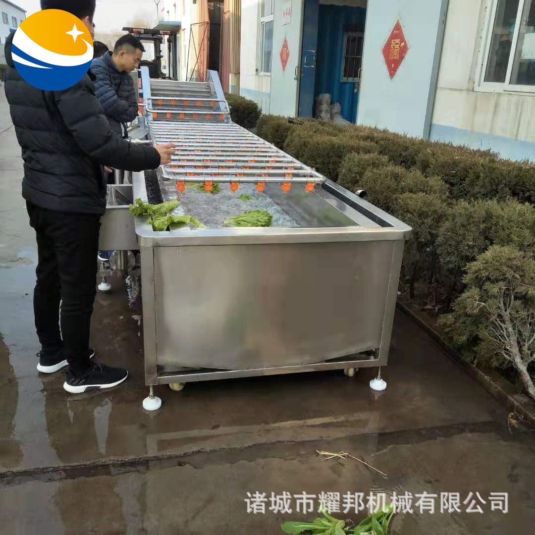 厂价销售香菇气泡清洗机 专业生产耀邦机械 叶菜蔬菜清洗设备