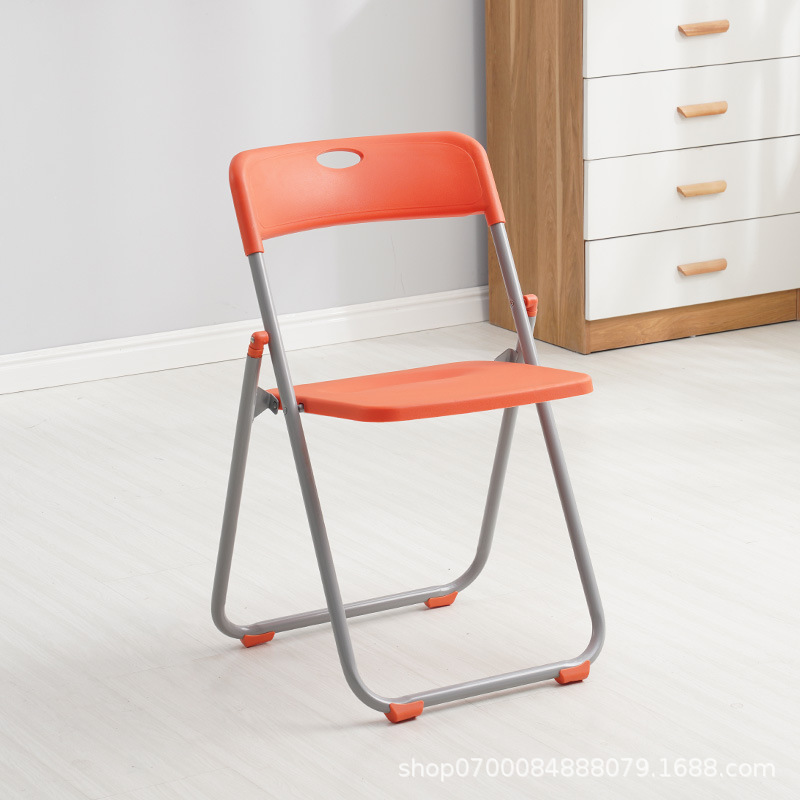 Silla plegable de plástico, oficina o exposición, moderna, venta directa de fábrica