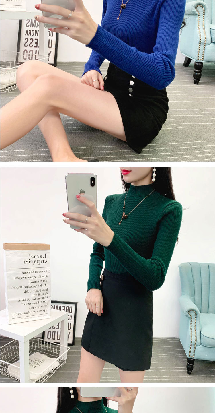 Pull femme en Fibre d acétate - Ref 3414370 Image 32