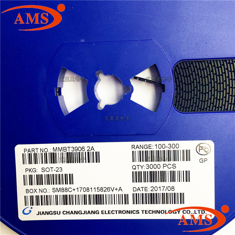 MMBT3906 丝印:2A SOT-23 CJ/长电 贴片三极管晶体管 全新现货
