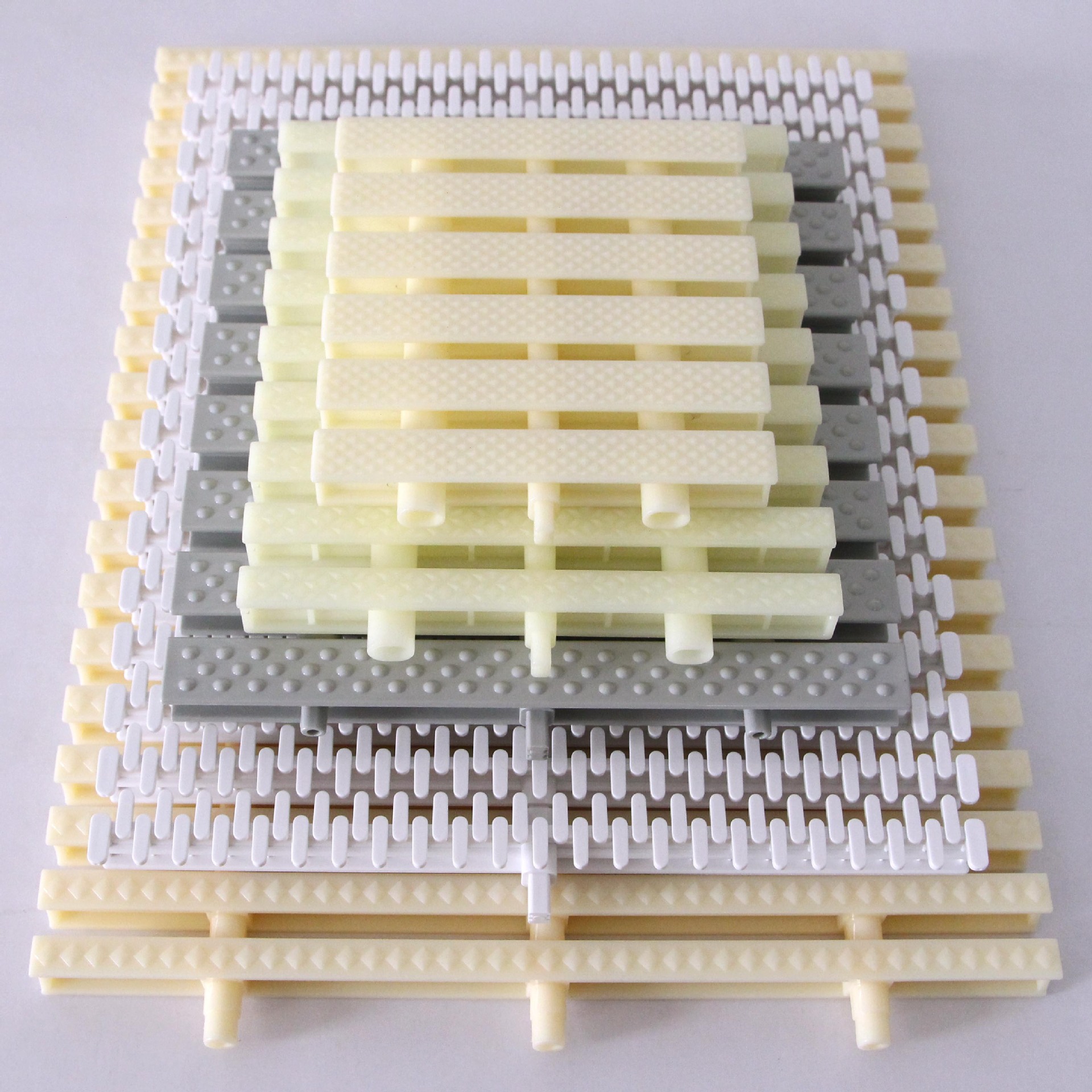 泳池格栅 游泳池防滑格栅 可转弯地沟盖板 排水篦子 可转弯格栅