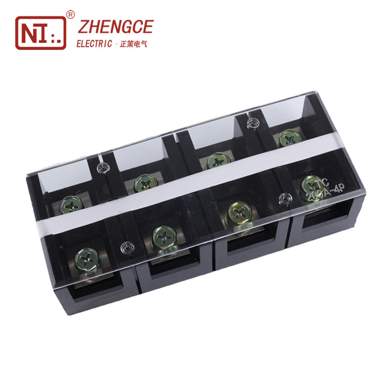 厂家直销接线排TC-2004大电流接线端子200a4位组合接线排