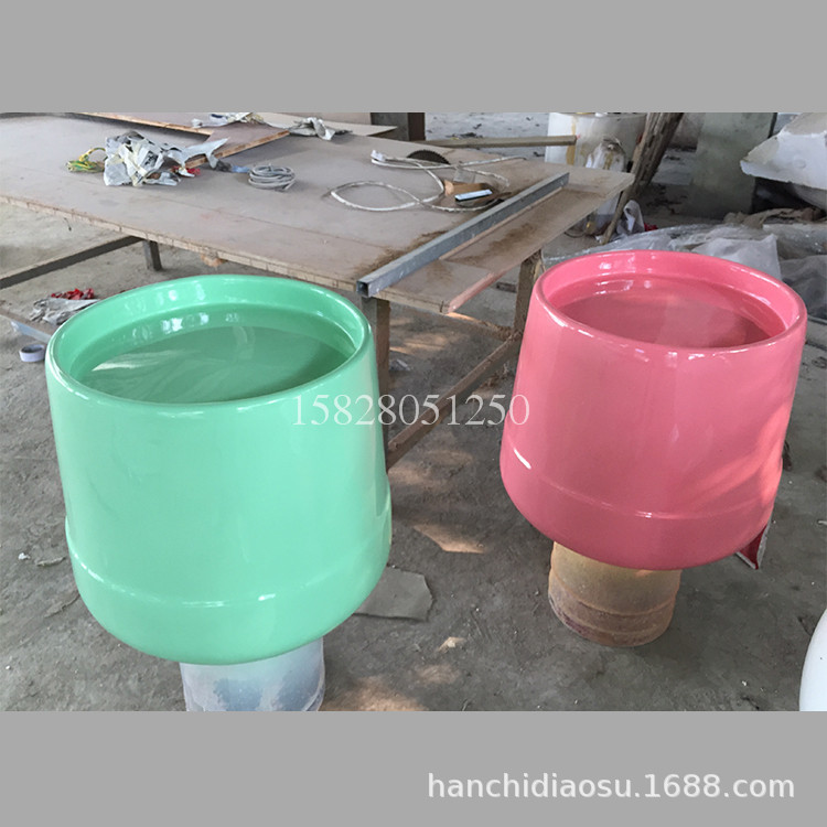 玻璃钢座椅 几何 凯德广场金牛店儿童创意糖果色休息区等待座椅