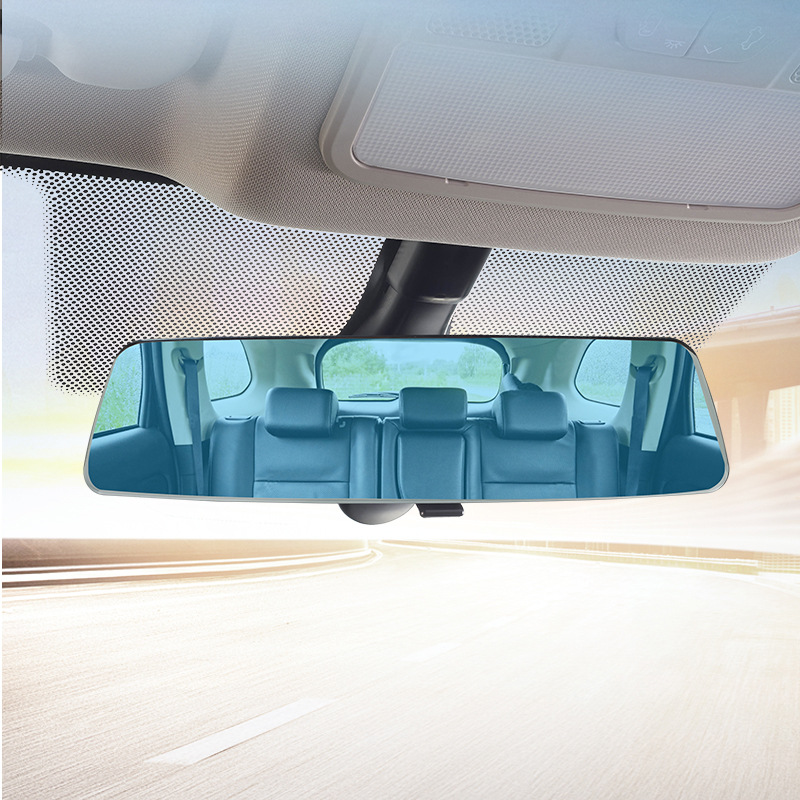 新款2.5D屏无边框3000R曲率汽车大视野后视倒车辅助镜防眩目蓝镜