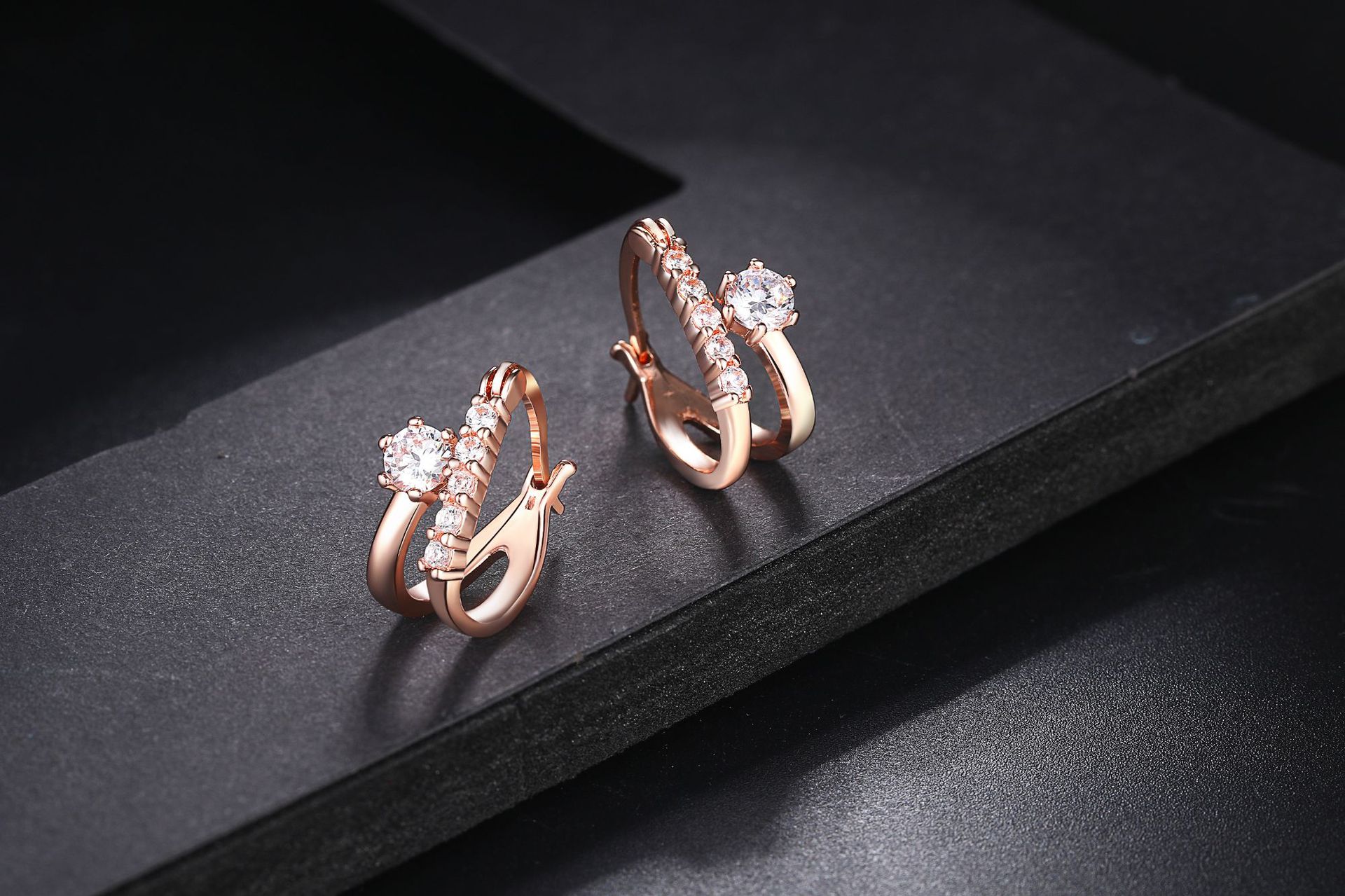Stylish Zircon Earrings