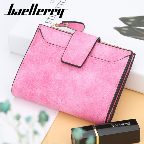 baellerry new fashion women's short wallet Korean style zipper wallet multifunctional wallet wallet