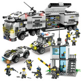 (Трансграничная торговля), lego, авианосец, конструктор, игрушка, полиция, DIY, подарок на день рождения