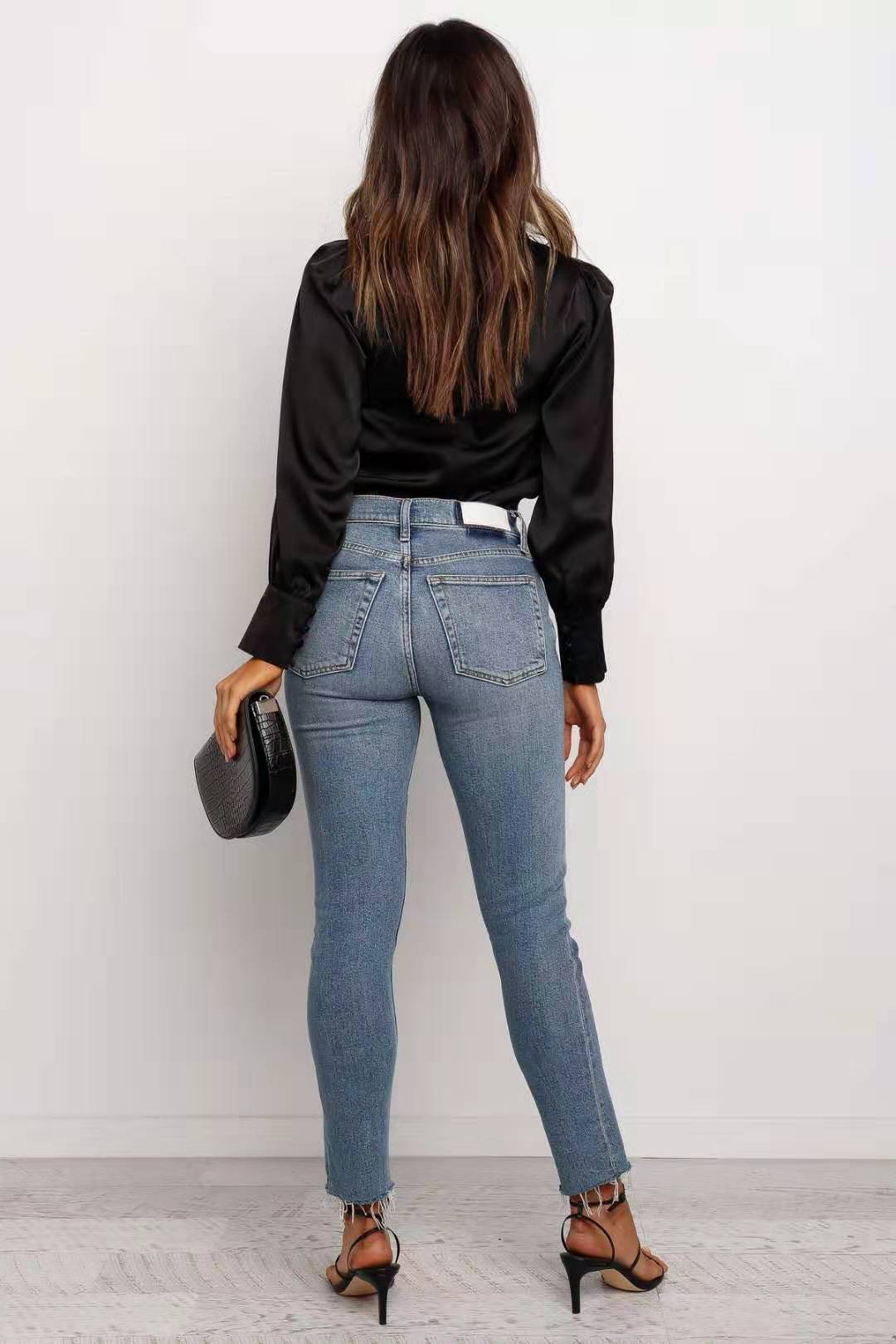 Silk Blend Long Sleeve Top