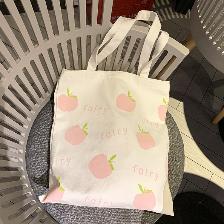 Nuevo estilo de lona fresca bolsa de hombro de las mujeres ins artístico todo partido casual bolsa de tela simple entrega de una pieza de las mujeres