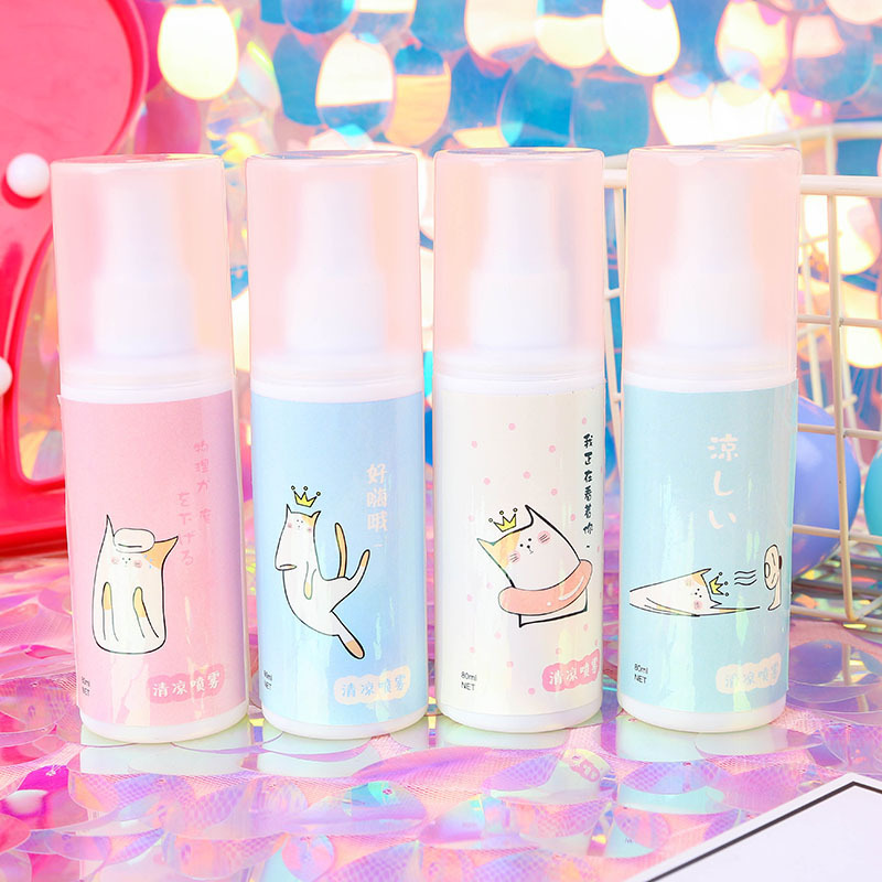 清凉喷雾夏天夏季夏日宿舍身体降温神器军训避暑防暑制冷学生冰凉|ms