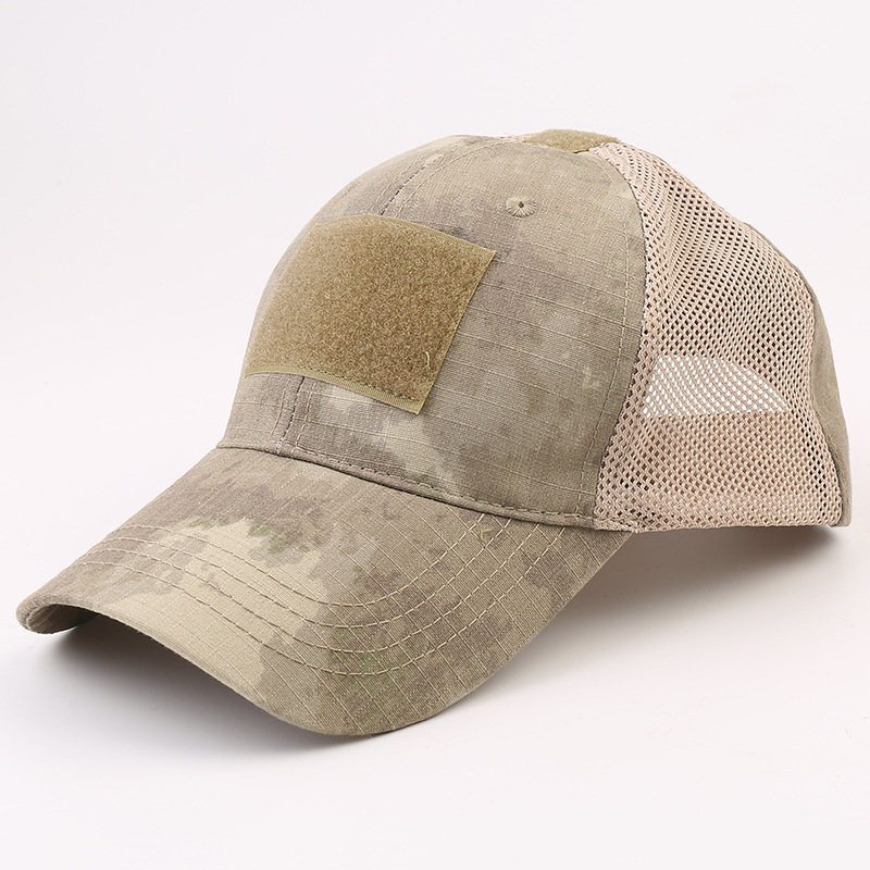 Los aficionados militares al aire libre Python gorra de béisbol de los hombres de camuflaje táctico sombrero deportivo Velcro casquillo enarbolado de una sola pieza de entrega al por mayor