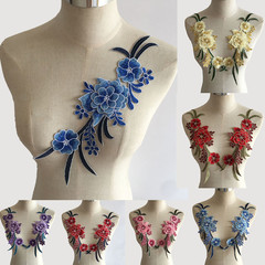 Embroidered Ethnic Feng Shui-inspired 3D Flowers, Lace Collars, and Colorful Lace Trims—Wholesale Apparel Accessories