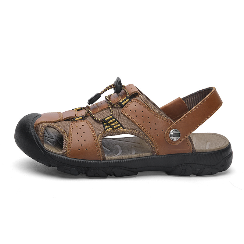 Men's Closed-toe Beach Sandals For Summer And Outdoor Activities_voghion.com