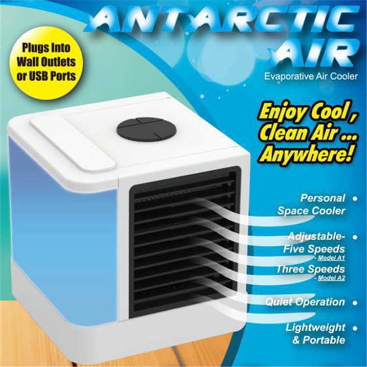 3 세대 ARCTIC AIR 미니 디지털 디스플레이 AIR 쿨러 가정용 컴퓨터판 냉장 소형 선풍기 휴대용 공기 조절 팬