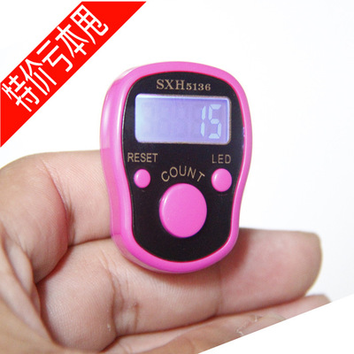 Manufactor Direct selling superior quality LED Noctilucent Ring Pray to Buddha Counter LED week Counter Special Offer wholesale