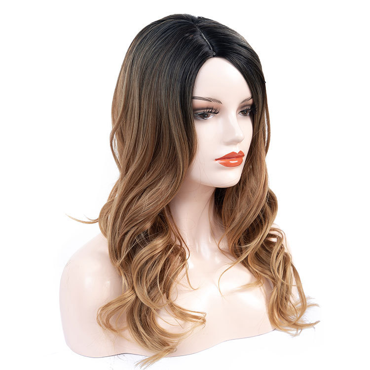 Wavy Hair Wigs Curly Hair Wigs Specially designed for OEM OEM wig with gradient side big wave wig