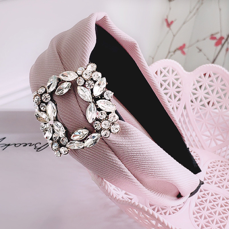 Wide-brimmed Fashion Rhinestone Headband display picture 4