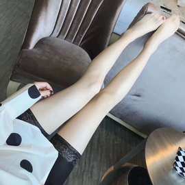 春夏季蕾丝任意剪丝袜防狼袜性感女士天鹅绒防勾丝连裤袜厂家批发