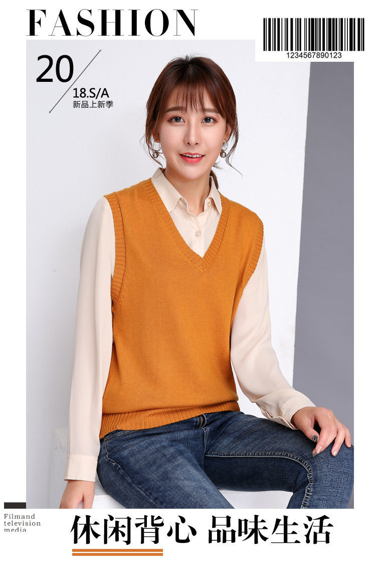 Gilet femme CACHEMIRE XIN en Tricot - Ref 3317060 Image 34