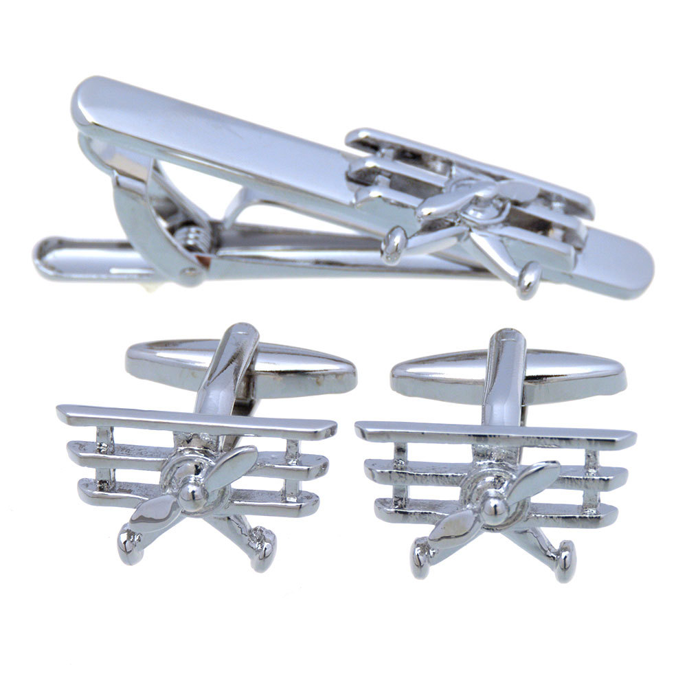 Stropdas Clip Manchettenknopen Set Notitie Manchettenknopen Vliegtuig Manchettenknopen Heren Manchetten Manchettennagels_voghion.com