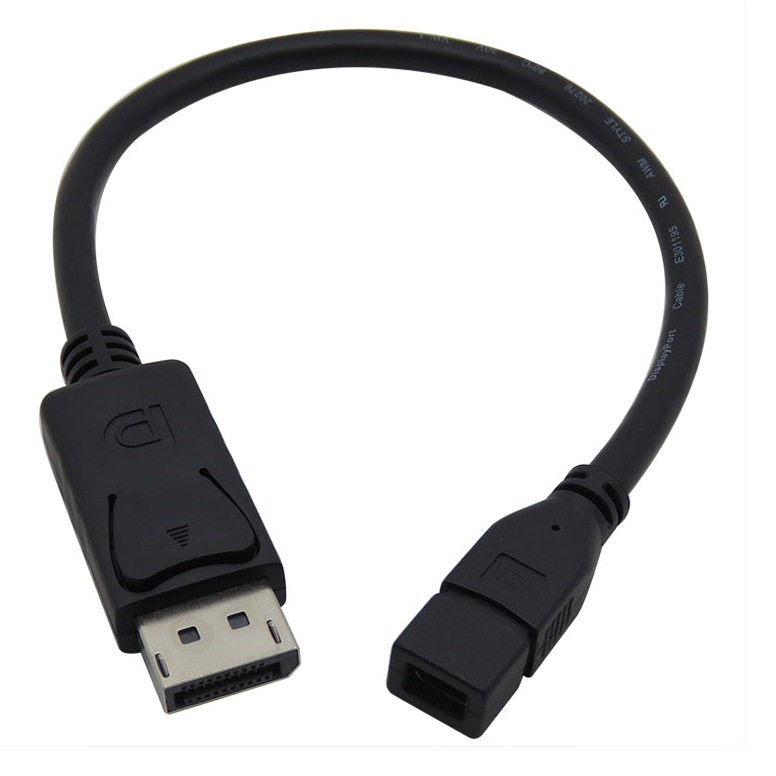 大dp 20P转mini dp 20P 母迷你DP 母转DP公雷电接口高清线测试线