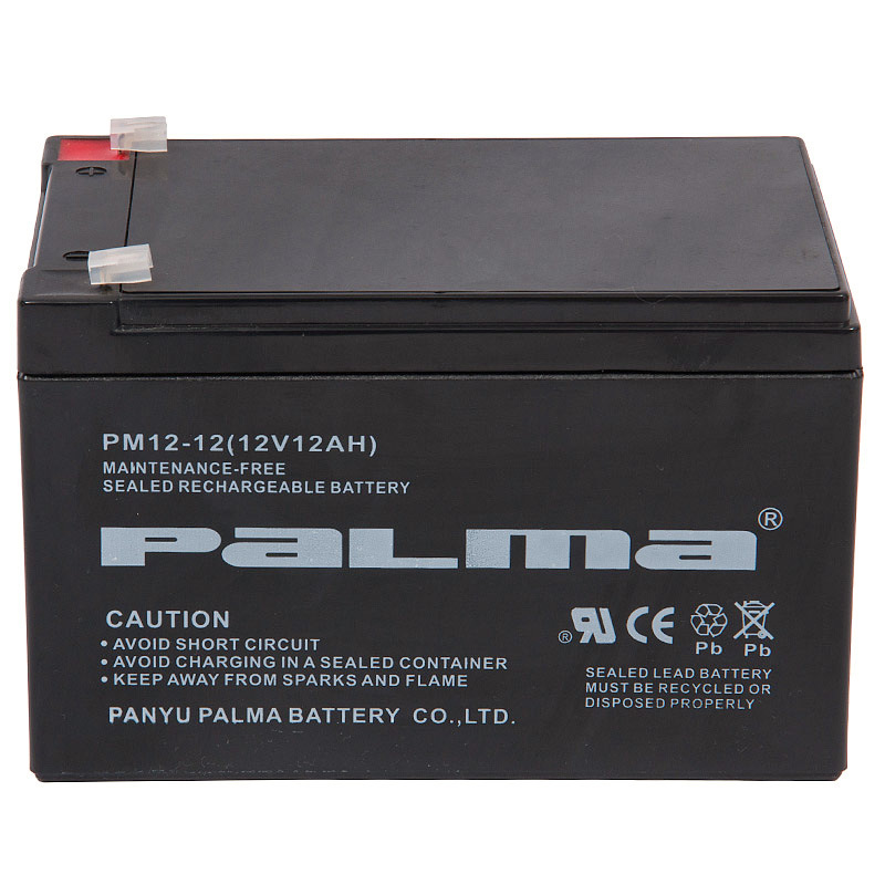八马paLma蓄电池PM12A-7/12V7AH/UPS/EPS电瓶应急消防医疗设备