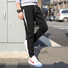 902# Spring and summer models man Casual pants fashion pure cotton Loose type Pencil Pants Beam feet sweatpants