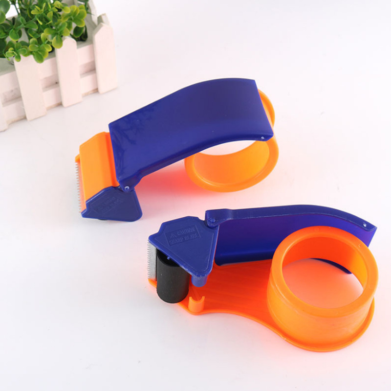 供应塑料封箱器 胶带切割器批发 胶带封箱器 打包机胶带座宽4.8cm