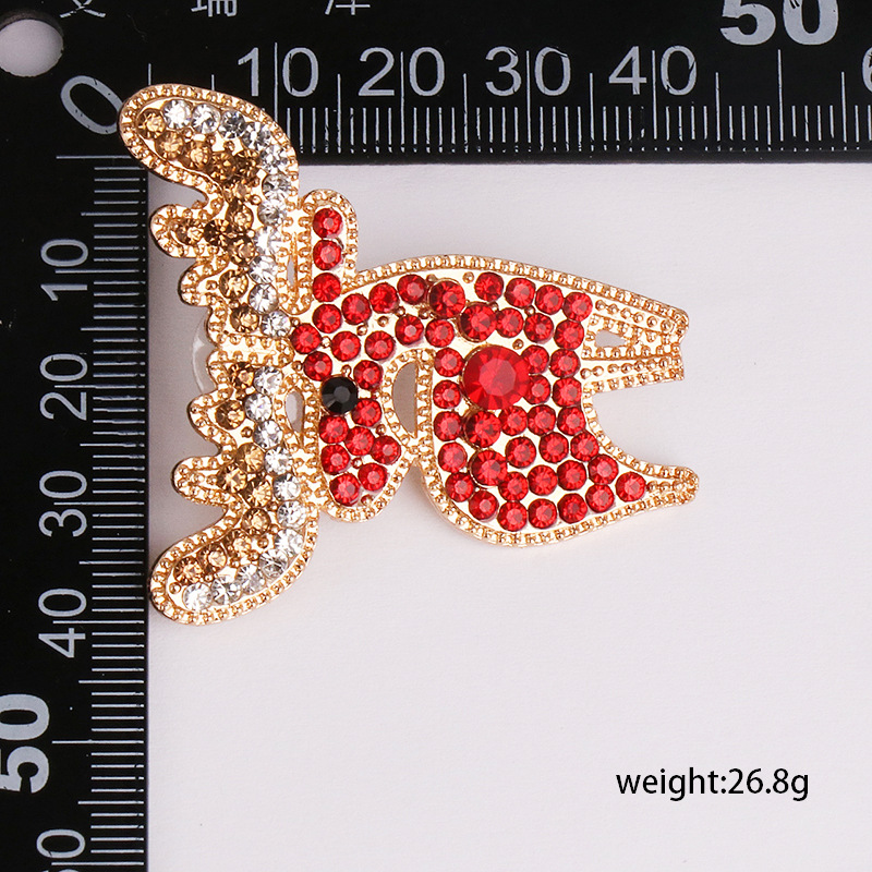 Earrings Female Elk Full Diamond Earrings Christmas Earrings display picture 1