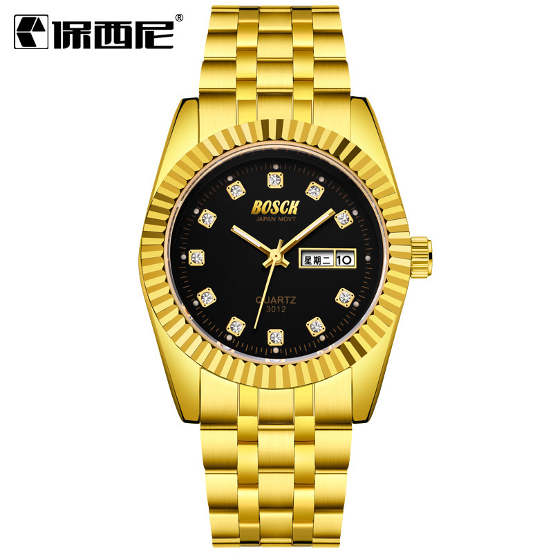 Мужское двойное календарь черное лицо