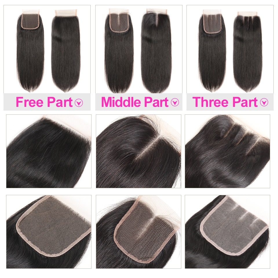 Peruvian Straight Human Hair Lace Fronta...