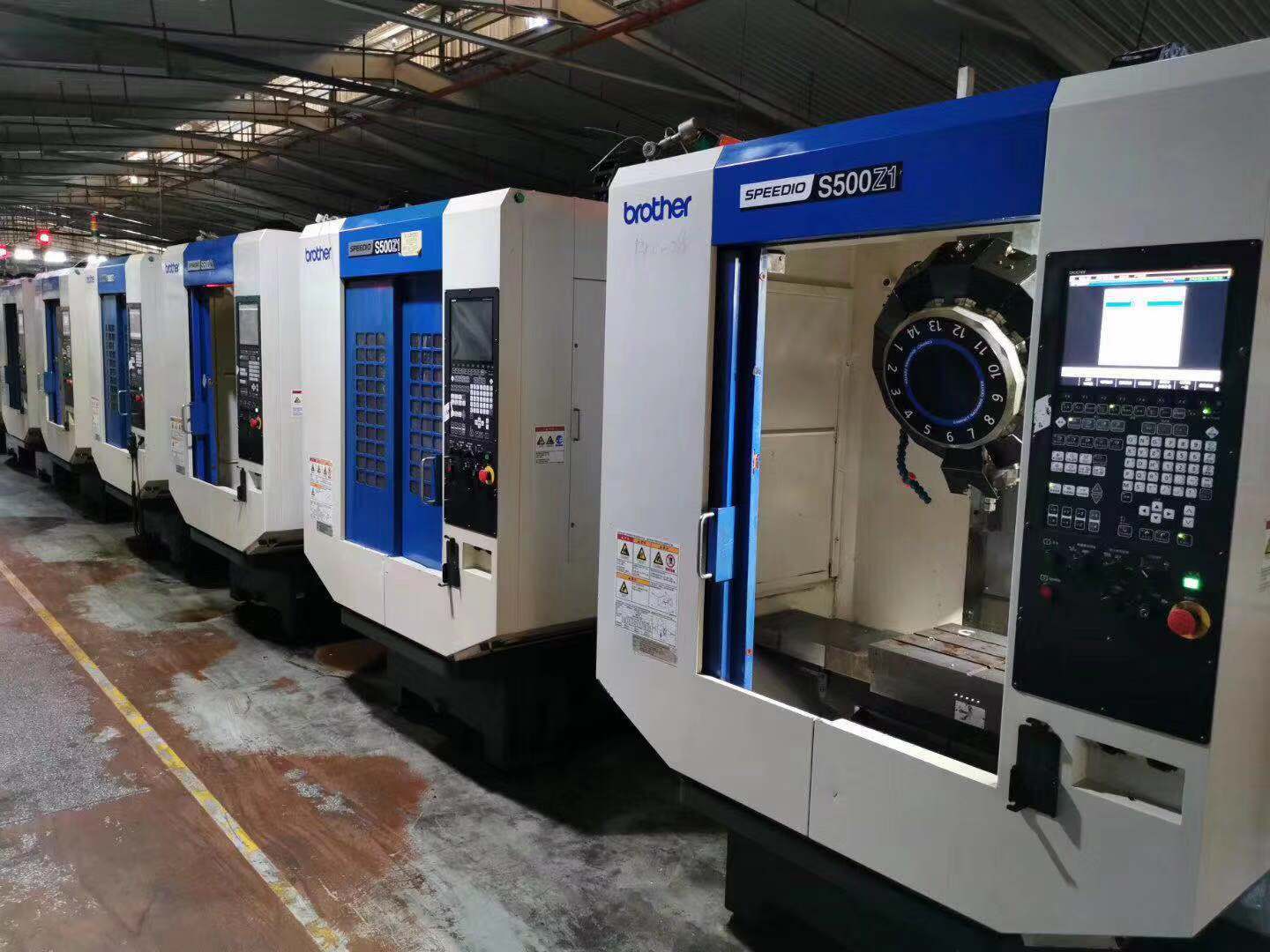 二手加工中心虎门工厂在位出售日本兄弟brother S500Z1钻攻中心