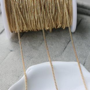 14K�ӏ���ɫ�����/����ӂ���朗l���Ʒdiy������1.3mmһ��
